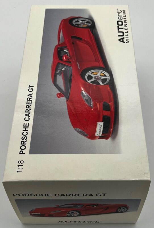 AUTOart 1:18 Porsche Carrera GT 2004 Red w/Black interior Never displayed NIB