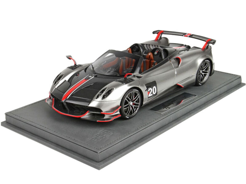 1/18 PAGANI HUAYRA ROADSTER BC SILVER MET & DISPLAY by BBR P18159 A $609.99 ModelCarsHub