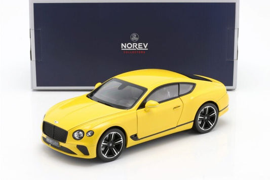 BENTLEY CONTINENTAL GT 2018 Monaco Yellow - 1/18 - NOREV