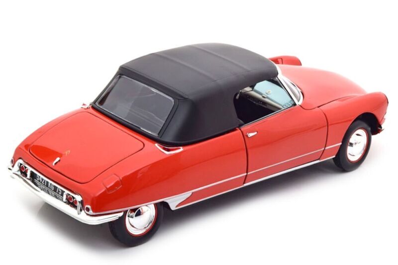 CITROEN DS19 Cabriolet 1961 Coral Red - 1/18 - NOREV