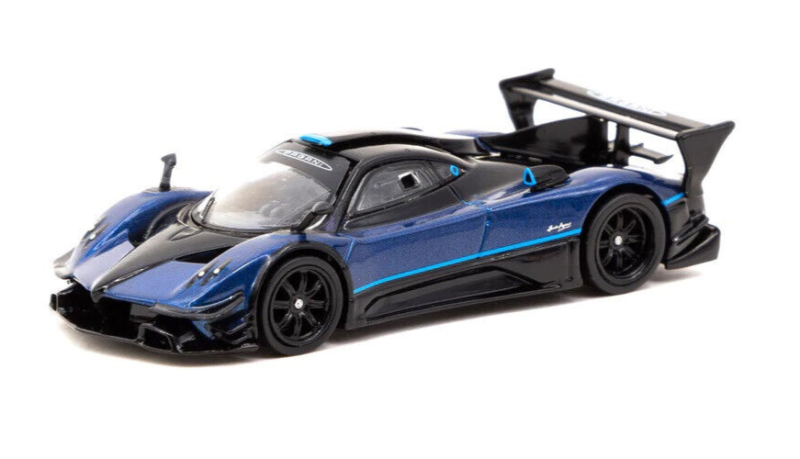 Tarmac Works GLOBAL64 Pagani Zonda Revolucion Blue Metallic 1:64 Diecast Car