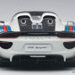 AUTOart 1/18 Porsche 918 Spyder Weissach package white/Martini stripe model car