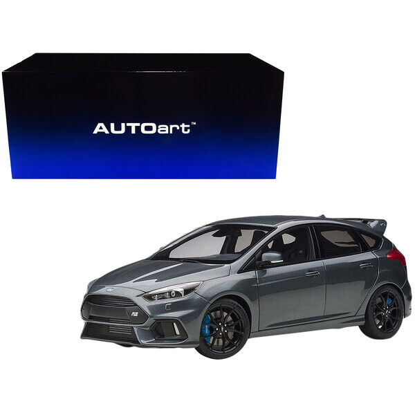 2016 Ford Focus RS Stealth Gray Metallic 1/18 Model Car by Autoart