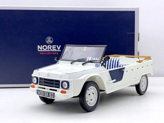 CITROEN MEHARI 1983 "Azur" White/Blue - 1/18 - NOREV