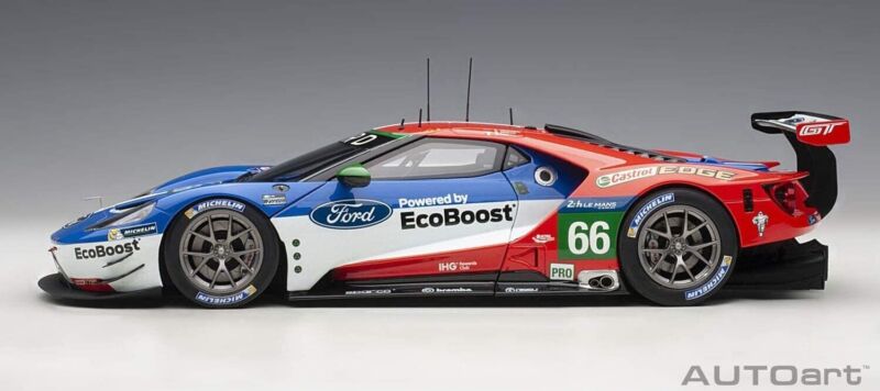 1/18 Autoart Ford Gt #66 Johnson/ Mucke/ Pla Le Mans 2016 81610 Manufacturer Brand: Autoart MPN: 81610 Color: Red White Blue with Graphic Material: Composite diecast with some plastic Scale Size: 1:18 Part Type: Collectible Cars Steerable wheels Rubber ti