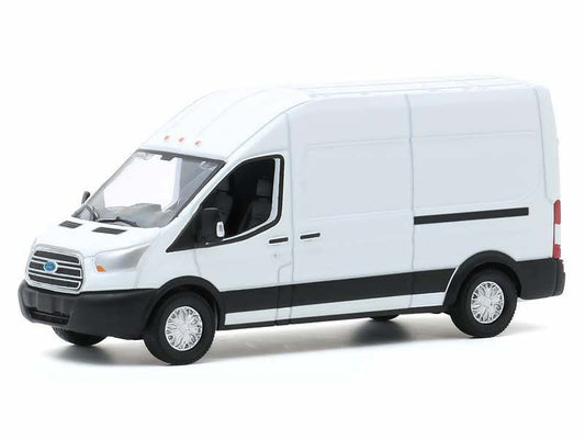 2015 Ford Transit High Roof Van White Diecast 1:64 Model Car - Greenlight 53010A