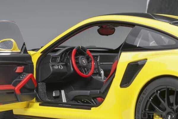 AUTOART 78172 1:18 PORSCHE 911 (991.2) GT2 RS WEISSACH PACKAGE (YELLOW) SUPERCAR