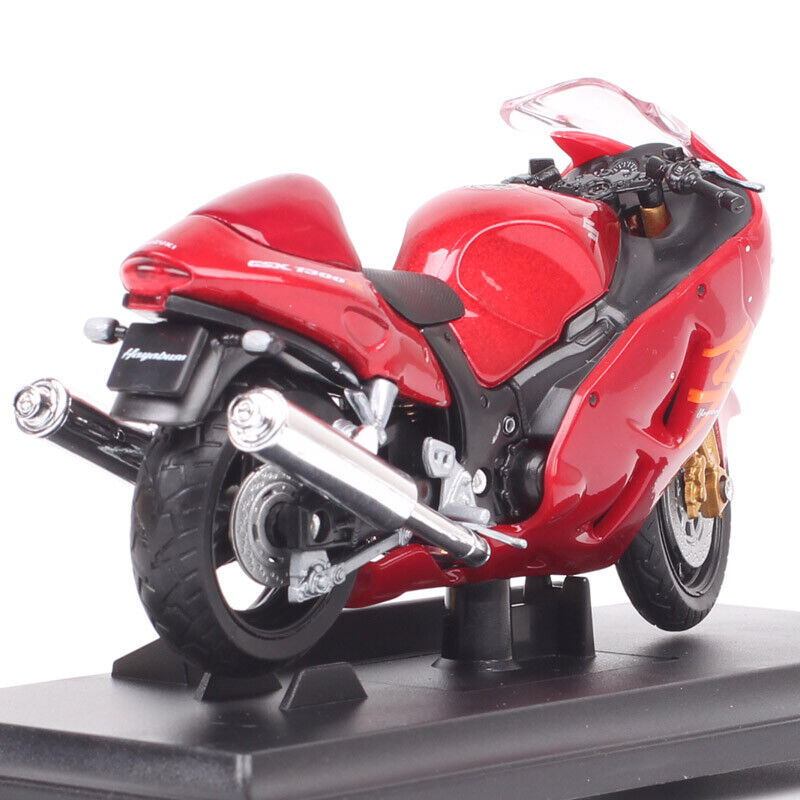 1:18 Scale Welly Suzuki Hayabusa GSX1300R Motorcycle Busa Diecast Toy Bike Model