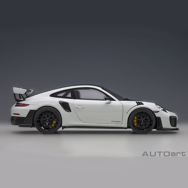 1:18 Porsche 911 GT2 RS 9912 Weissach Package by AUTOart in White 78171