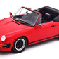 KK-Scale 1:18 PORSCHE 911 SC CABRIO RED WITH EXTRA SOFT-TOP 1983 diecast model