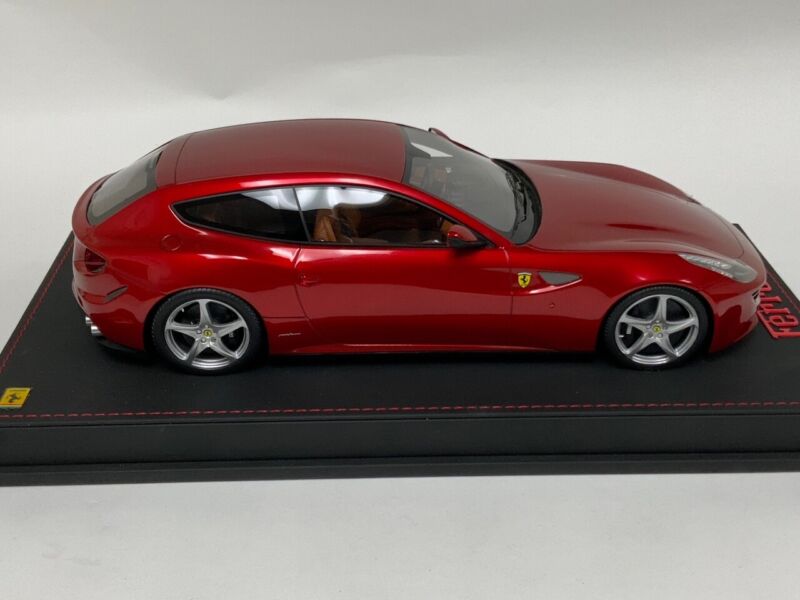 1/18 MR Collection Ferrari FF in Metallic Red on Leather Base RK019 $929.95 ModelCarsHub