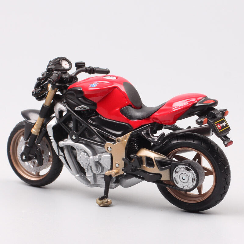 Bburago 1:18 Scale MV Agusta Brutale 1000 Oro Motorcycle Model Bike Diecast Toy