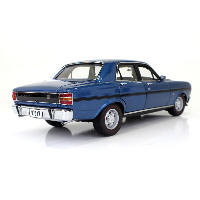 1/18 Classic Carlectables XW Ford Falcon Phase II GTHO Super Roo Starlight Blue