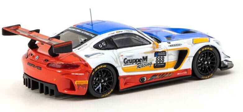 Tarmac Works HOBBY64 Mercedes-AMG GT3 -2018 Suzuka 10hrs 1:64 Scale Diecast Car