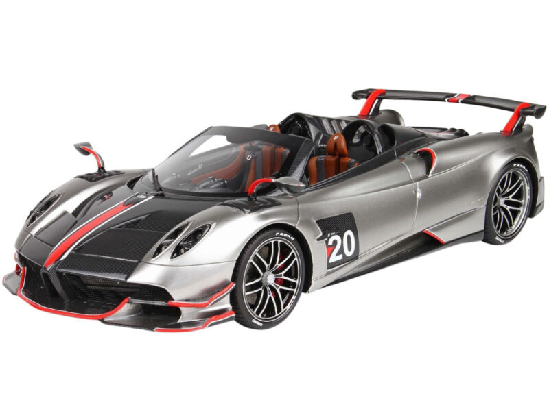 1/18 PAGANI HUAYRA ROADSTER BC SILVER MET & DISPLAY by BBR P18159 A $609.99 ModelCarsHub