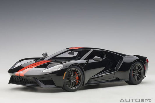 1/18 AutoArt Ford GT 2017 Shadow Black Orange Stripes 1/18 AutoArt Ford GT 2017 Shadow Black Orange Stripes Model Car AutoArt# 72945 ${sh$op-name} $369.99