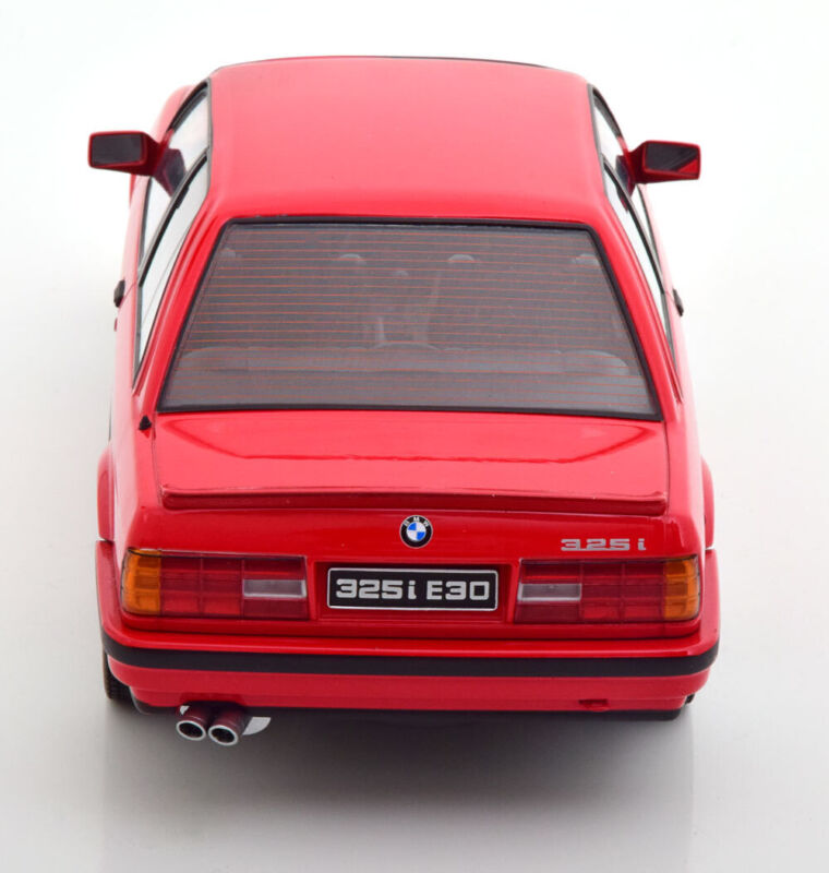 KK-Scale 1:18 BMW 325i E30 M-PACKAGE 1 RED 1987 diecast model