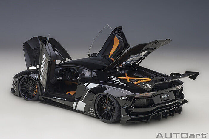 Miniature Lamborghini Aventador LP700-4 1/18 Burago LP700-4 Noire