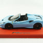 1/18 BBR FERRARI F8 TRIBUTO SPYDER AZZURRO BLUE DELUXE RED LEATHER