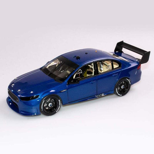 1/18 Diecast Ford FGX Falcon Supercar - Kinetic Blue Plain Body Edition by Authentic Collectables