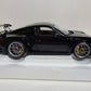 AUTOart PORSCHE 911 991 GT3 RS BLACK/SILVER WHEELS LE NIB 1:18 SCALE 78164