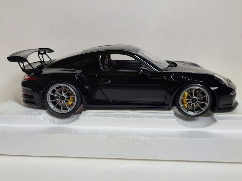 AUTOart PORSCHE 911 991 GT3 RS BLACK/SILVER WHEELS LE NIB 1:18 SCALE 78164