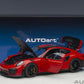 Autoart Porsche 911 (991.2) GT2 RS Weissach Package Guards Red 1/18 Scale New!