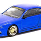 Tarmac Works GLOBAL64 Blue Metallic VERTEX Nissan Silvia S14 1:64 Scale Diecast Car
