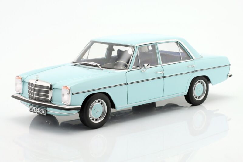 MERCEDES-BENZ 200 (W114/115) 1968 Light Blue - 1/18 - NOREV