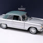 1:18 NOREV Mercedes 280 Se Cabriolet 1969 Silver Metallic/Green Top