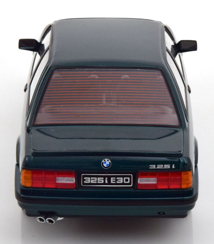 KK-Scale 1:18 BMW 325i E30 M-PACKAGE1 DARK GREEN METALLIC 1987 diecast model