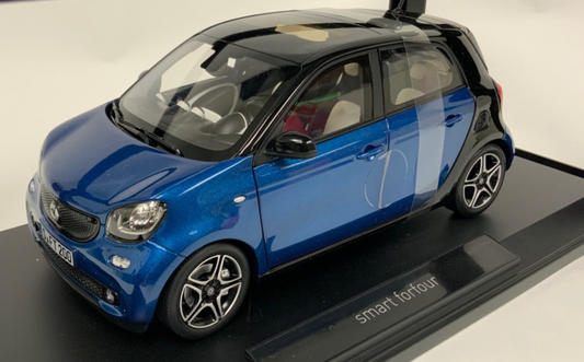 1/18 Norev Smart Forfour from 2015 in Black and Blue 183435 NC1153 $149.95 ModelCarsHub