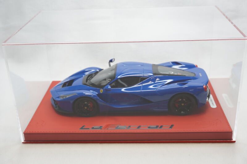 1/18 BBR FERRARI LAFERRARI AZZURRO DINO DELUXE RED LEATHER limited 10pcs