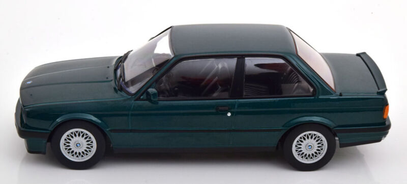 KK-Scale 1:18 BMW 325i E30 M-PACKAGE1 DARK GREEN METALLIC 1987 diecast model