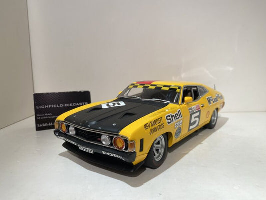 AUTOART 1:18 FORD FALCON XA RACE CAR 1973 GOSS/BARTLETT #5 87314 SHELL VERY RARE