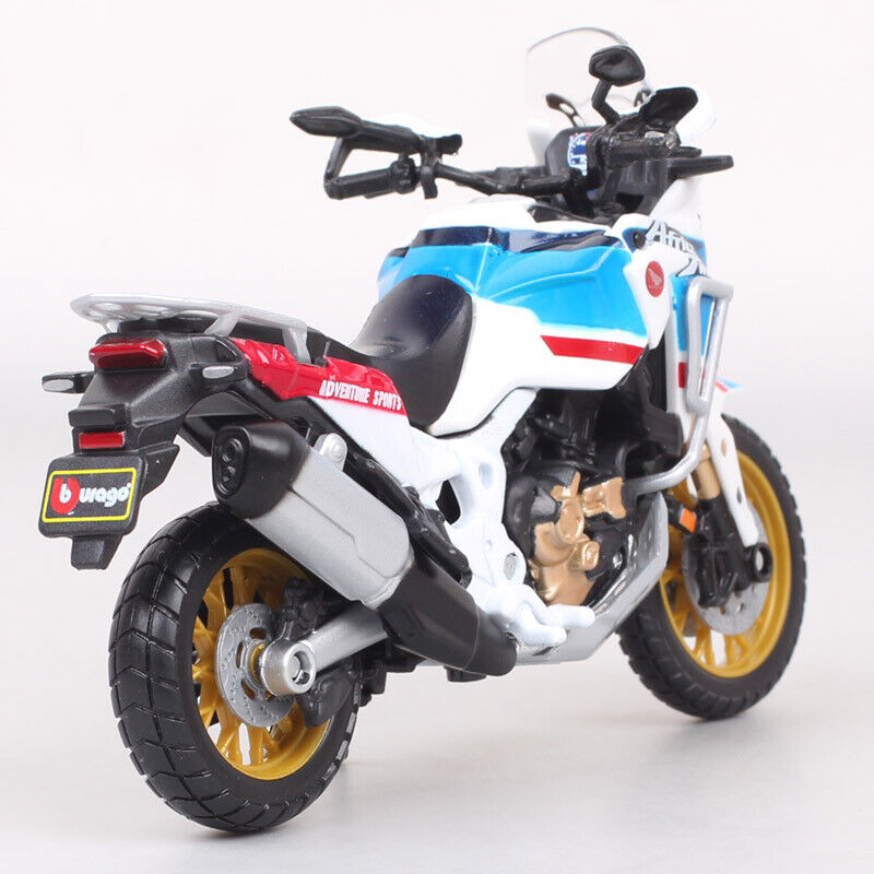 Bburago 1/18 Honda Africa Twin Adventure Touring Motorcycle Diecast Model Toy