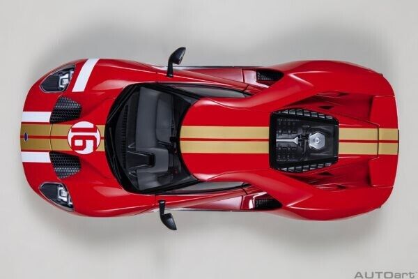 1/18 Autoart Ford GT 2022 Alan Mann Heritage Edition Alan Mann Red Ford GT 2022 Alan Mann Heritage Edition Alan Mann Red COMPOSITE MODEL/FULL OPENINGS in 1/18 scale by Autoart ${sh$op-name} $382.95