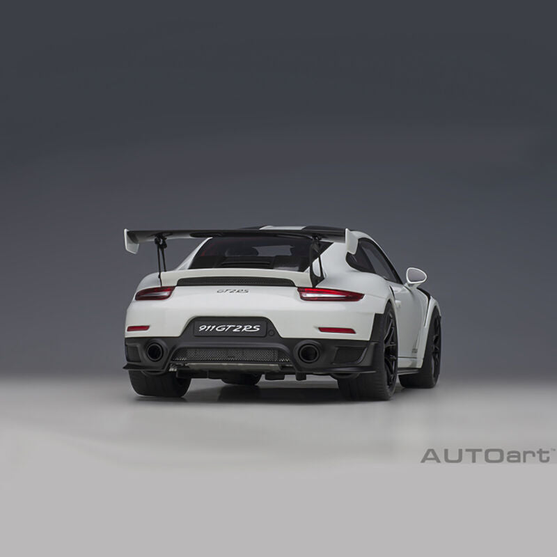 1:18 Porsche 911 GT2 RS 9912 Weissach Package by AUTOart in White 78171