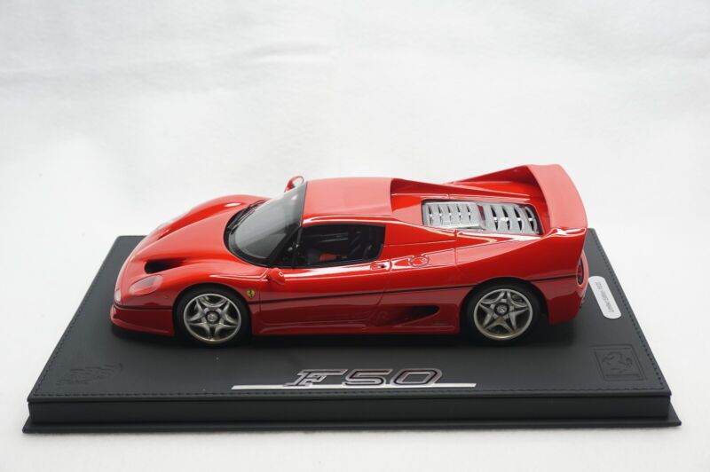 1/18 BBR FERRARI F50 COUPE ROSSO CORSA DELUXE BLACK LEATHER limited 20pcs