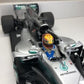 Lewis Hamilton Mercedes AMG W08 World Champion 2017 by Minichamps 1:18