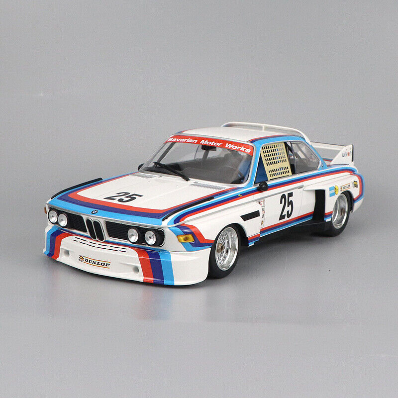 MINICHAMPS BMW 3.0 CSL #25 DIECAST CAR MODEL 1/18 HERITAGE RACING COLLECTION