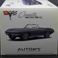 AUTOart 1963 Chevy Corvette Convertible Silver Blue Millennium Collection 1:18
