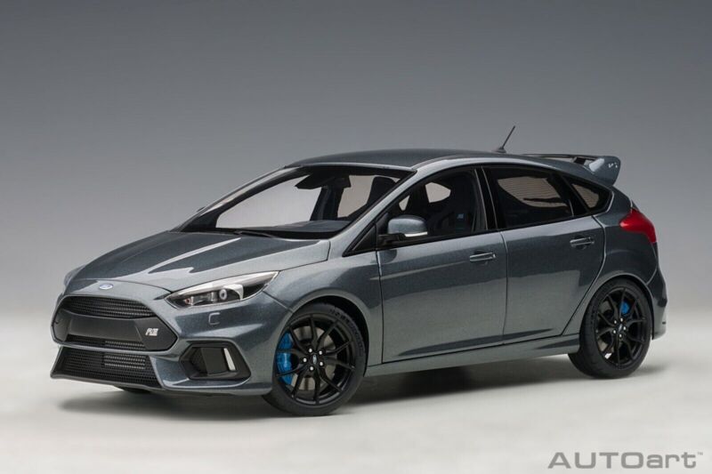 1/18 Autoart Ford Focus RS Stealth 2016 Gray Metallic Model Car Manufacturer Brand: Autoart MPN: 72954 Color: Gray Metallic Material: Composite diecast with some plastic Scale Size: 1:18 Part Type: Collectible Cars Dimensions approximately L-9.5 inches. $