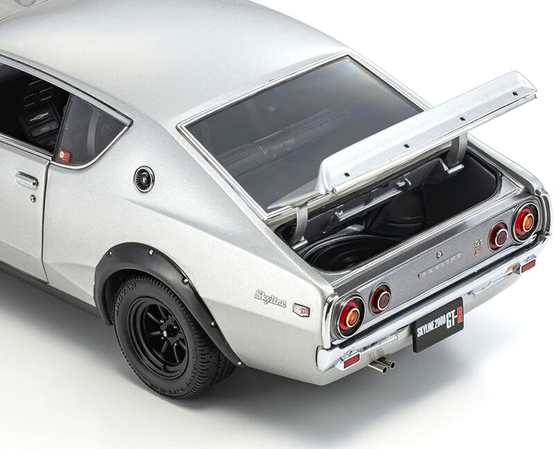 Kyosho Original 1/18 NISSAN SKYLINE 2000 GT-R (KPGC110) Silver KS08255S New