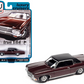 1/64 AutoWorld 1970 Chevrolet Impala Custom Coupe Diecast Black Cherry AWSP118A