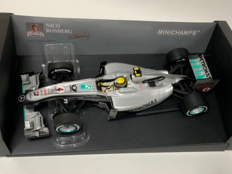 1/18 Minichamps Mercedes AMG W01 F1 2010 N.Rosberg 110100004 $199.95 ModelCarsHub