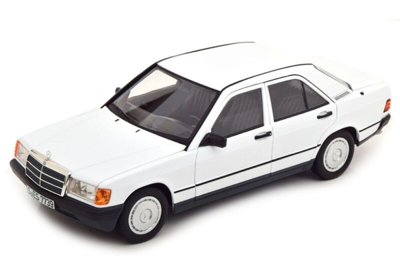 MERCEDES BENZ 190E (W201) 1984 White - 1/18 - NOREV