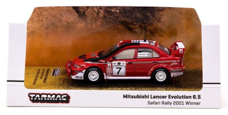 Tarmac Works HOBBY64 Mitsubishi Lancer Evolution 6.5 - Safari 1:64 Diecast Car