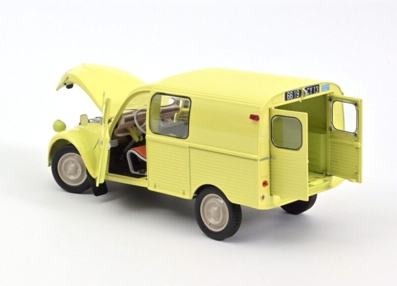 CITROEN 2CV Fourgonnette AK350 1966 Pastis Yellow - 1/18 - NOREV