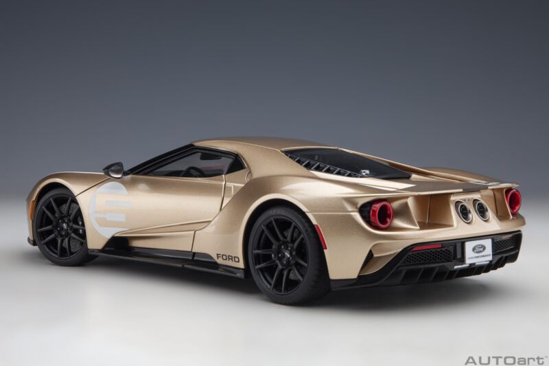 1/18 Autoart Ford GT 2022 Holman Moody Heritage Edition Holman Woody Gold Ford GT 2022 Holman Moody Heritage Edition Holman Woody Gold COMPOSITE MODEL/FULL OPENINGS in 1/18 scale by Autoart. ${sh$op-name} $394.95